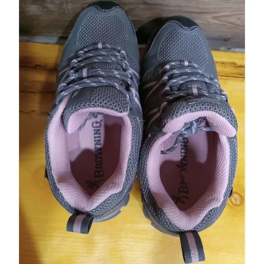 Browning Pavement/Living Coral Glenwood Trail Hiking Hunting Shoes Womens Sz 7
